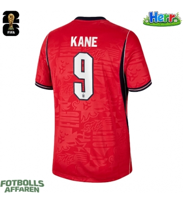 England Harry Kane #9 Bortatröja VM 2026 Kortärmad